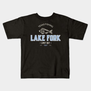 LAKE FORK FISHING T-SHIRT Kids T-Shirt